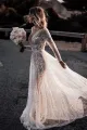Frayah | Bohemian A-Line Sparkly Sequined Luxury Wedding Dresses