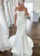 Hariklia | Elegant Mermaid Off the Shoulder Elastic Long Wedding Dresses