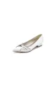 Beading Pointed Toe Satin Kitten Heels