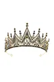Silver Tiaras and Crowns for Women(Black,One Size)
