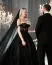 A-Line Black Gothic Wedding Dresses with Sequin Lace Appliques(Black,2)