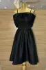 Narine | Sky Blue Spaghetti Straps A-Line Homecoming Dress(Black,2)