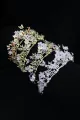 Crystal Baroque Fairy Headpiece Butterflies Tiara(Blue,One Size)