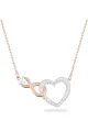 Heart Knot Pendant Necklace(Gold,One Size)