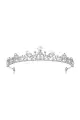 Crystal Princess Alloy Silver Tiara