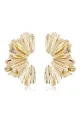 Dangle Ginkgo Leaf Drop Earrings(Gold,One Size)