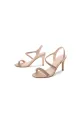 Party Patent Leather Peep Toe Stiletto Heel Evening Shoes With Rhinestone(Gold,US5)