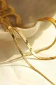 Thin Layered Snake Chain Necklace