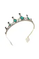 Rose Gold Tiaras Peach(Green,One Size)