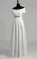 Graceful Off-the-shoulder A-line Beaded Satin Wedding Dress