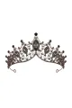 Vintage tiaras and crowns for women(Black,One Size)
