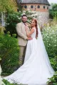 Elegant Square Neck White Satin Wedding Dresses(Diamond White,2)