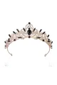 Crystal Crowns and Tiaras Headband for Girl or Women(Black,One Size)