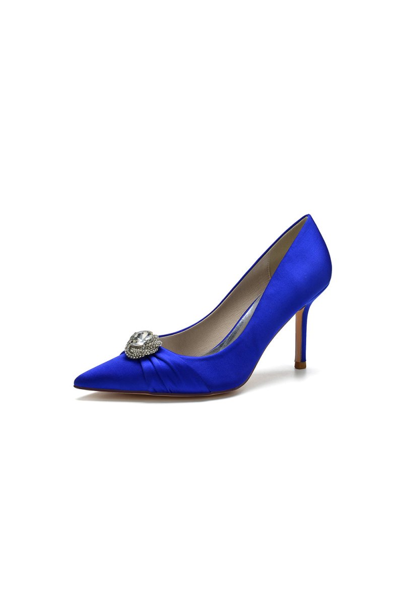 Cocktail Pointed Toe Crystal High Heels