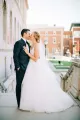 A Line Tulle Spaghetti Straps Wedding Dresses Sleeveless Wedding Dress(Diamond White,2)