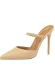 Apricot Stiletto Pointy Heels(Apricot,US5)