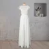 A-Line Two Piece Chiffon Lace Wedding Dress