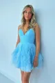 Valentina | Short A-Line Sparkling Homecoming Dress