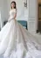 Gorgeous Off the Shoulder Lace Wedding Dresses Tulle Vintage Bridal Gown(Diamond White,2)