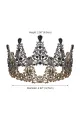 Baroque Crystal Crowns for Women