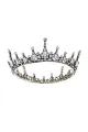Baroque Wedding Green Aurora Borealis Tiaras(Black,One Size)