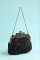 Black Party Handbag(Black,One Size)