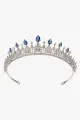 Blue Rhinestone Tiara Wedding