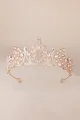 Bronze Princess Rhinestone Crowns for Women(Bronze,One Size)