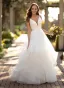 Fani | Classic Ball Gown Wedding Dress With Tulle Cascading Ruffles
