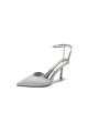 Cocktail Pointed Toe Crystal Strap High Heels
