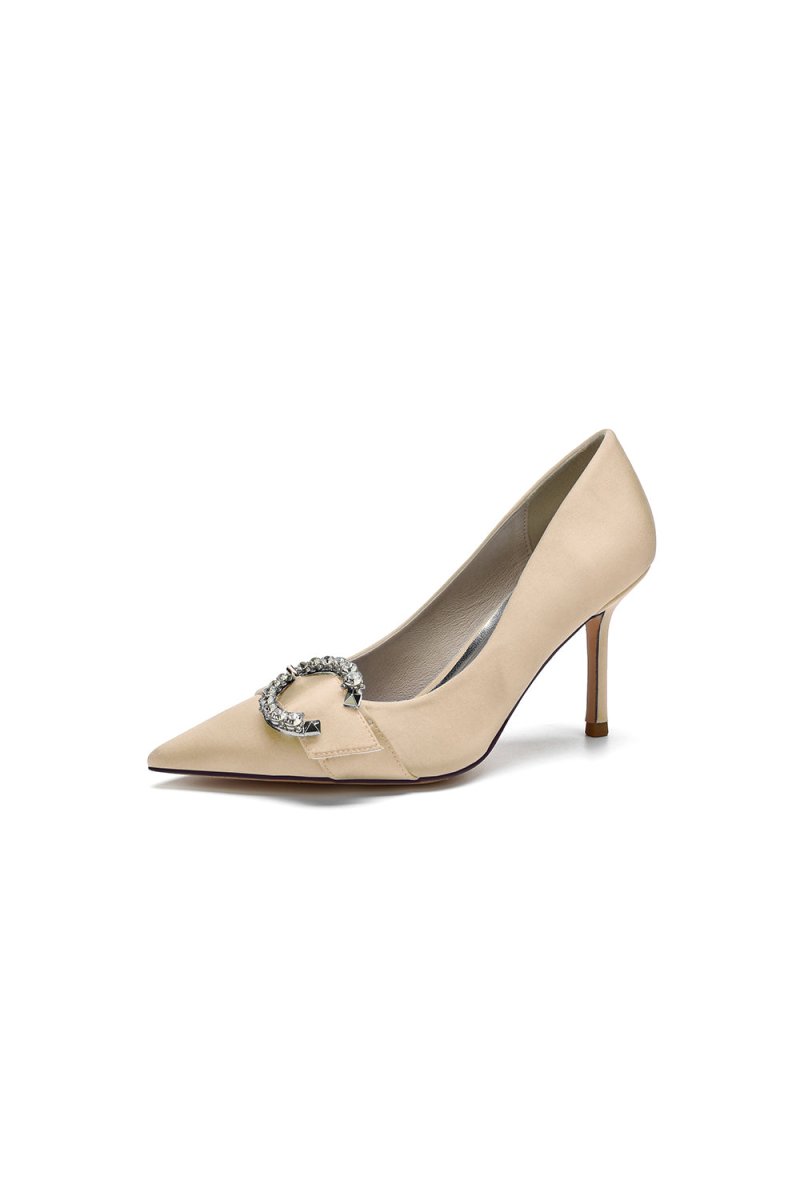 Crystal Cocktail Pointed Toe High Heels