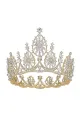 Crystal Gold Tiara for Wedding Birthday