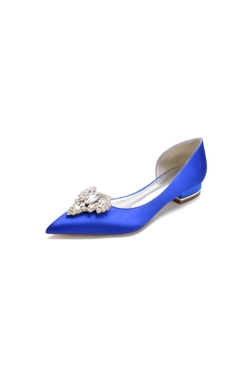 Crystal Simple Pointed Toe Flats