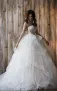 Detachable Floral Princess A-Line Boho Lace Wedding Dress Elegant Chic Sweetheart Court Train Ball Gown