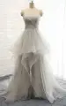 Elegant A-line Sweetheart Lace-Up Sleeveless Wedding Dresses with Beading