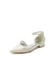Ivory Women's Shoes with Silver Accents