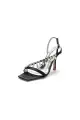 Fuchsia Wedding Shoes with Rhinestone(Black,US6)