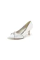 Crystal Bow Wedding Stiletto Heels with Rhinestone