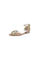 Glitter Crystal Low Heels(Champagne,US5)