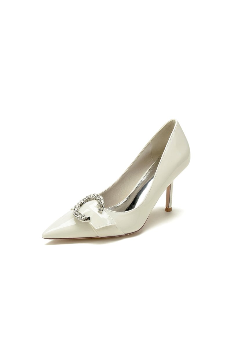 Glitter Crystal Pointed Toe Wedding High Heels