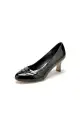 Glitter Crystal Wedding Shoes(Black,US6)