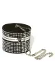 Silver Box Chain Handbag with Rhinestone