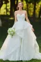 Runa | Lace Open Back Sweetheart Cascading Ruffles Sleeveless Bridal Ball Gown