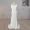 Mermaid Off Shoulder Appliqued Wedding Dress with Backless