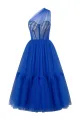 One-Shoulder Cocktail Tulle Dress