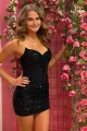 Pallid | Sweetheart Bodycon Sequins Homecoming Dress(Black,2)