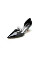 Pearl Wedding Pumps(Black,US6)