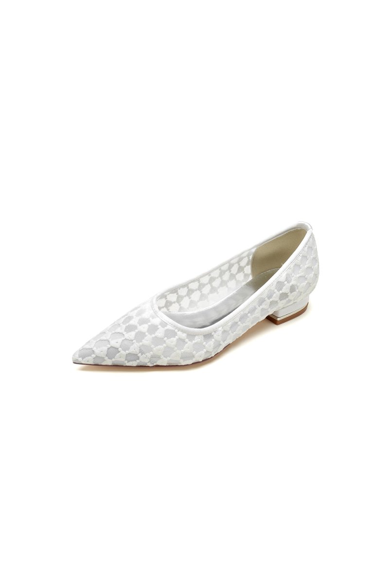 Pointed Toe Wedding Flats