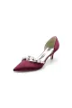 Pearl Pointed Toe Stiletto Heels