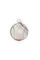 Rose Gold Metal Tennis Chain Handbag